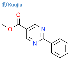 methyl 2-phenylpyrimidine-5-carboxylate structure