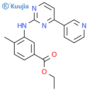 Ethyl 4-Methyl-3-4-(3-pyridinyl)-2-pyrimidinylaminobenzoate structure