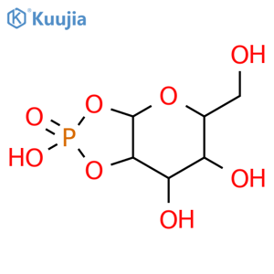 a-D-Glucopyranose, cyclic1,2-(hydrogen phosphate) (9CI) structure