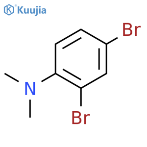 Benzenamine, 2,4-dibromo-N,N-dimethyl- structure