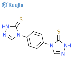 3H-1,2,4-Triazole-3-thione, 4,4'-(1,4-phenylene)bis[2,4-dihydro- structure