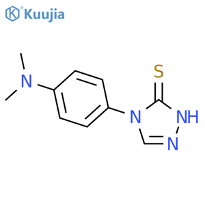 3H-1,2,4-Triazole-3-thione, 4-[4-(dimethylamino)phenyl]-2,4-dihydro- structure