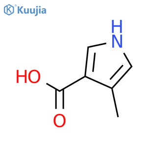 4-Methyl-1H-pyrrole-3-carboxylic acid structure