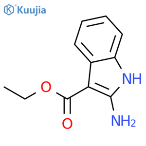 Ethyl 2-amino-1H-indole-3-carboxylate structure