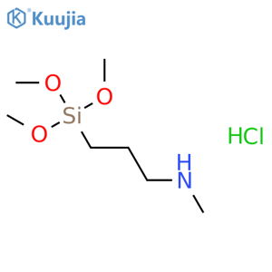 1-Propanamine, N-methyl-3-(trimethoxysilyl)-, hydrochloride structure