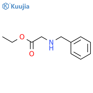 Ethyl 2-(benzylamino)acetate structure