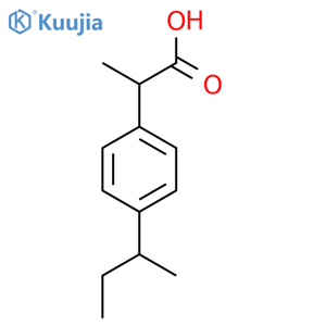 2-(p-sec-Butylphenyl)propionic Acid structure