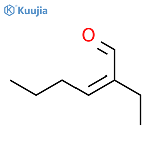 2-Hexenal, 2-ethyl- structure