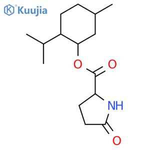 (1R,2S,5R)-5-Methyl-2-isopropylcyclohexyl 5-oxo-L-prolinate structure