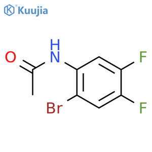 N-(2-Bromo-4,5-difluorophenyl)acetamide structure