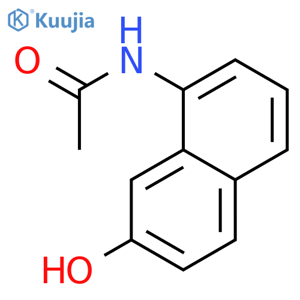1-Acetylamino-7-naphthol structure