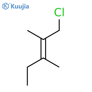 2-Pentene, 1-chloro-2,3-dimethyl- structure