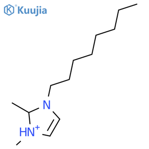 1H-IMIDAZOLIUM, 1,2-DIMETHYL-3-OCTYL- structure