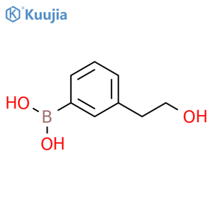 [3-(2-hydroxyethyl)phenyl]boronic acid structure