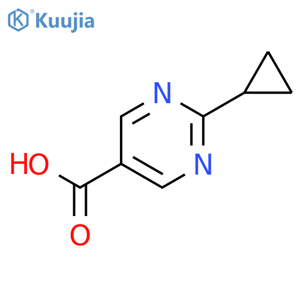 2-Cyclopropylpyrimidine-5-carboxylic acid structure