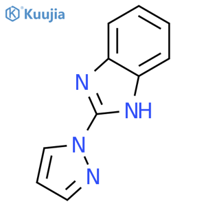 1H-Benzimidazole,2-(1H-pyrazol-1-yl)- structure