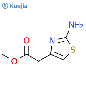 methyl 2-(2-amino-1,3-thiazol-4-yl)acetate structure