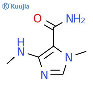 1H-Imidazole-5-carboxamide, 1-methyl-4-(methylamino)- structure