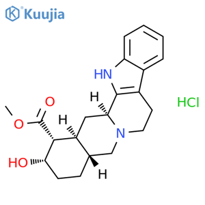 Yohimbine hydrochloride structure
