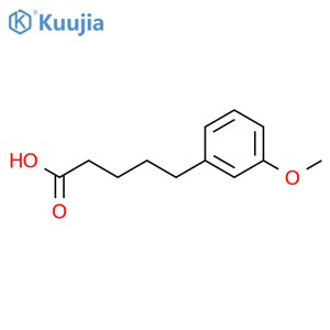 5-(3-Methoxyphenyl)pentanoic acid structure