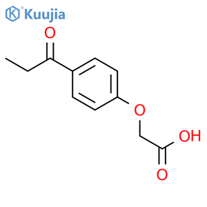 2-(4-propanoylphenoxy)acetic Acid structure