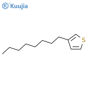 3-Octylthiophene structure