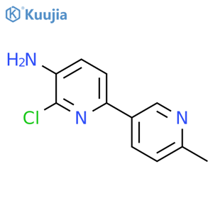 [2,3'-Bipyridin]-5-amine, 6-chloro-6'-methyl- structure