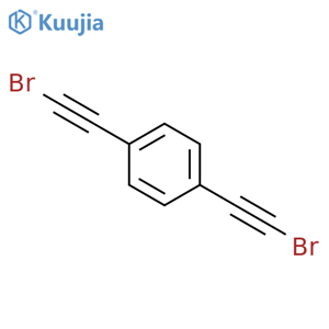 BENZENE, 1,4-BIS(BROMOETHYNYL)- structure