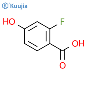 2-Fluoro-4-hydroxybenzoic Acid structure