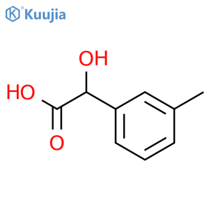 2-hydroxy-2-(3-methylphenyl)acetic acid structure