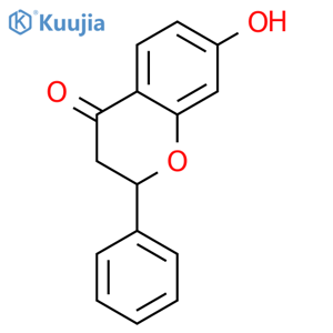 7-Hydroxyflavanone structure