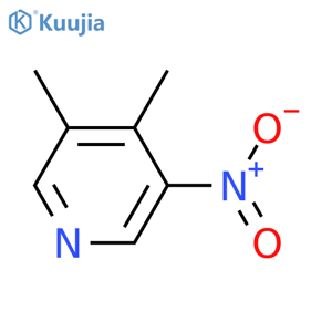 3,4-Dimethyl-5-nitropyridine structure