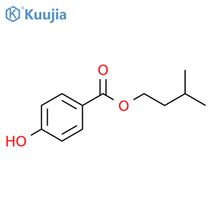 4-Hydroxybenzoic Acid Isoamyl Ester structure