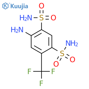 2,4-Disulfamyl-5-trifluoromethylaniline structure