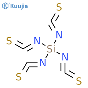 Tetraisothiocyanatosilane structure