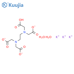 Ethylenediaminetetraacetic acid tripotassium salt dihydrate structure