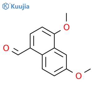 1-Naphthalenecarboxaldehyde, 4,6-dimethoxy- structure