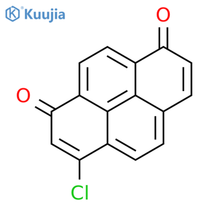 1,8-PYRENEDIONE, 3-CHLORO- structure