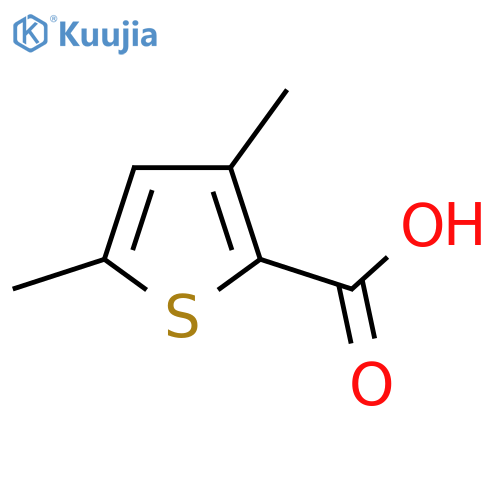 3,5-dimethylthiophene-2-carboxylic acid structure