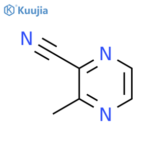 3-methylpyrazine-2-carbonitrile structure