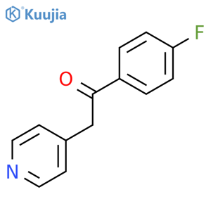 1-(4-fluorophenyl)-2-(pyridin-4-yl)ethan-1-one structure