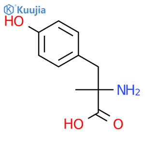 α-Methyl-p-tyrosine structure