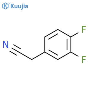 3,4-Difluorophenylacetonitrile structure