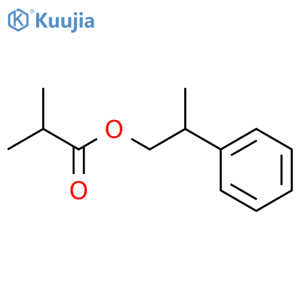 Propanoic acid,2-methyl-, 2-phenylpropyl ester structure