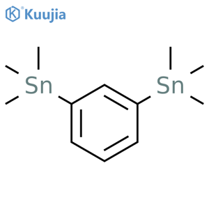 Stannane, 1,3-phenylenebis[trimethyl- structure