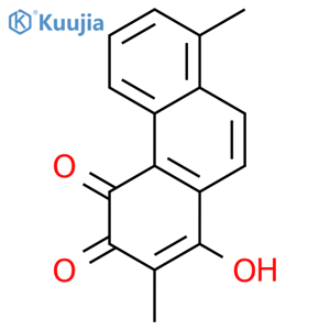 1,4-Phenanthrenedione,3-hydroxy-2,8-dimethyl- structure