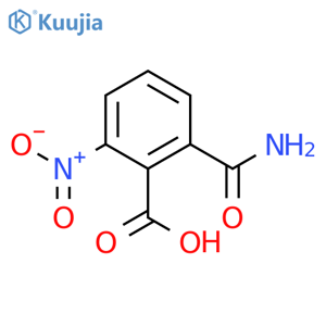 2-Carbamoyl-6-nitrobenzoic acid structure