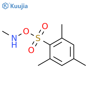 Methanamine, N-[[(2,4,6-trimethylphenyl)sulfonyl]oxy]- structure