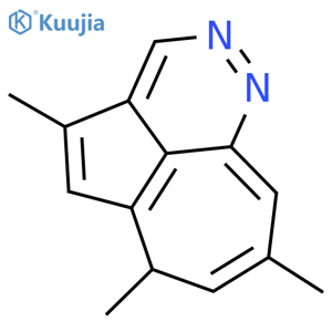 1H-Azuleno[8,1-cd]pyridazine, 1,3,8-trimethyl- structure