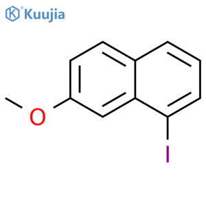 1-Iodo-7-methoxynaphthalene structure